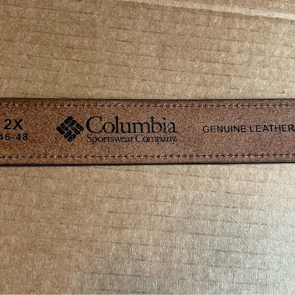 NWT Columbia genuine Leather 2X 46-48 belt (6” adjustments 45”-51”) - Picture 12 of 14